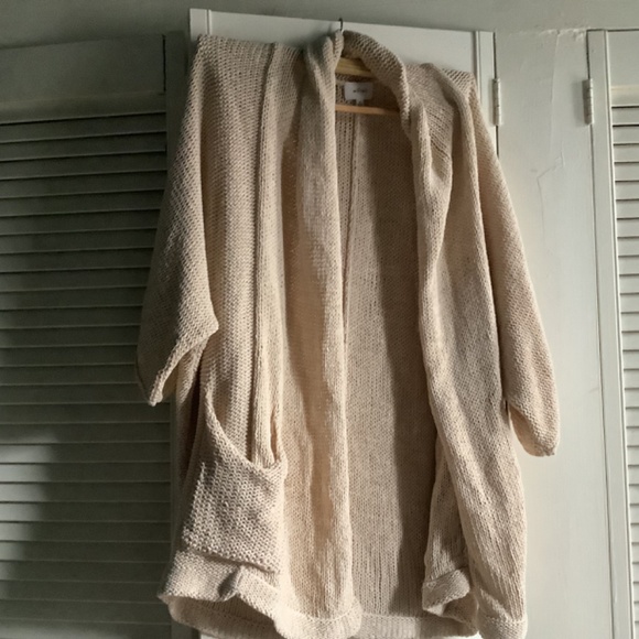 Wilfred cotton blend sweater, cream, xs - Picture 2 of 7